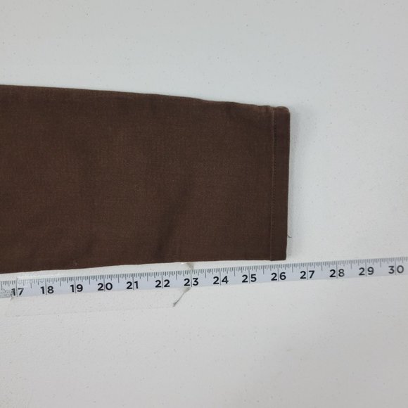 Democracy Ab Technology pants jeans size 10 brown slim skinny 1621 womens 32x26 - Picture 7 of 12